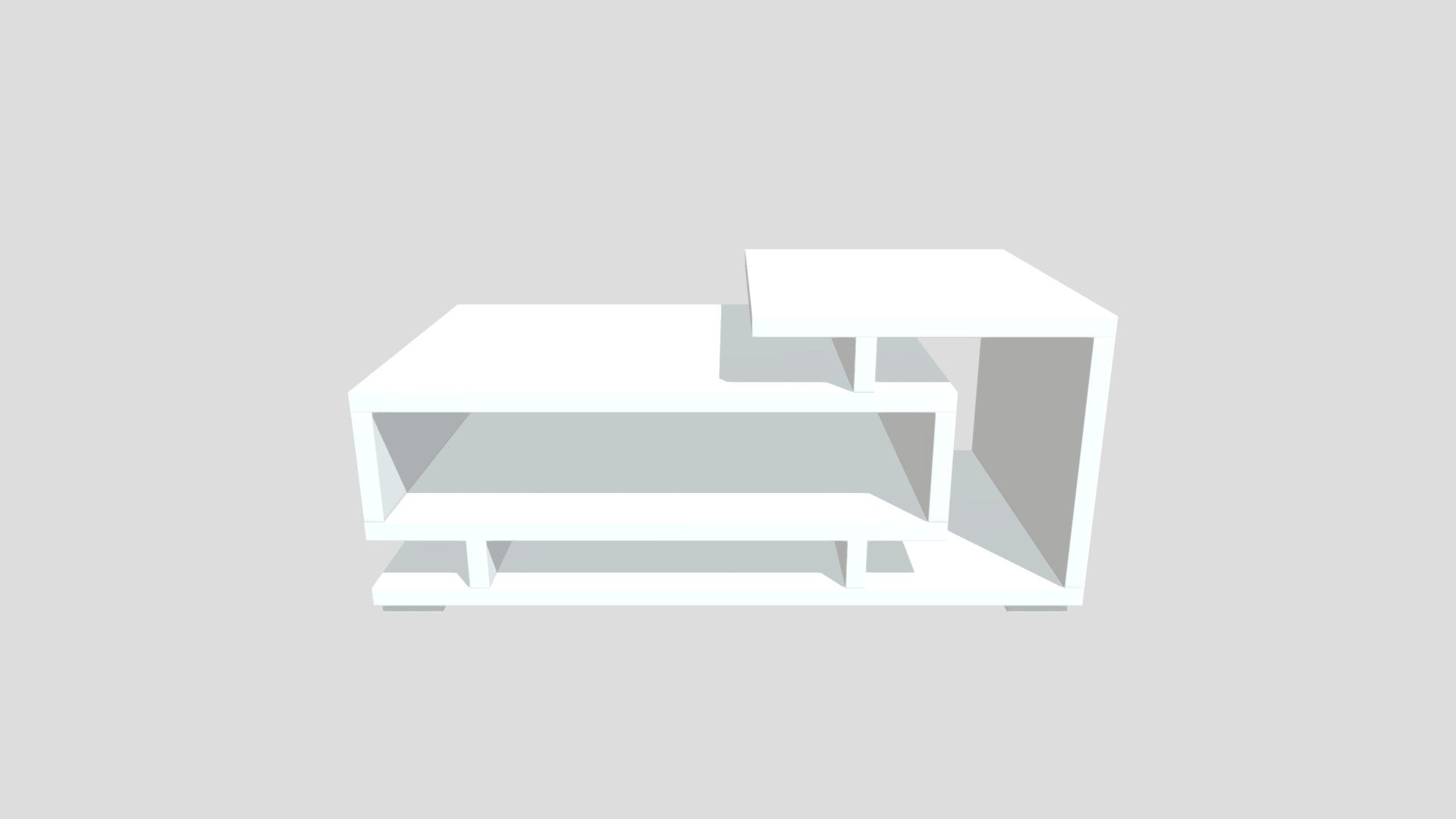 Engineered Wood Coffee Table 3D model by Masum Parves