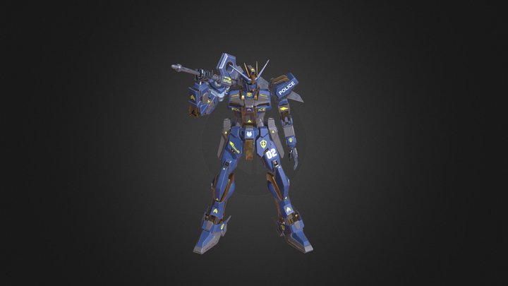 Gundam GAT 105 - modified 3D Model