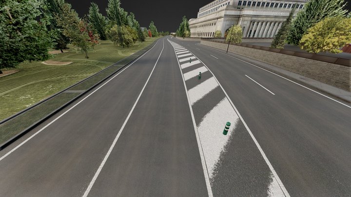 Urban Circuit Practices Bus / Car (VR/VX) 3D Model
