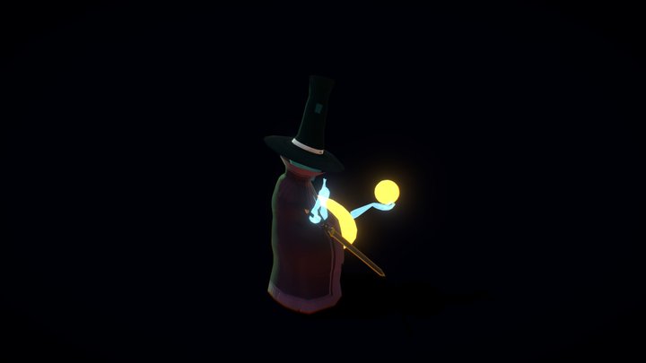 Mage Eye Cultist 3D Model