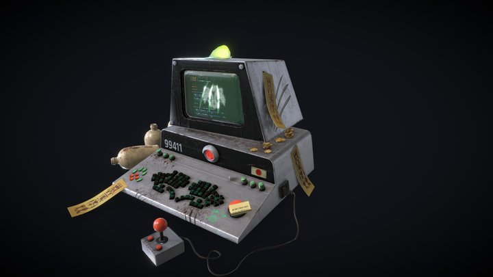 Tanuki Haunted's Computer 3D Model