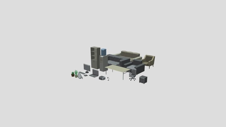 Office pack 3D Model
