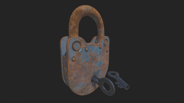 Old lock 3D Model