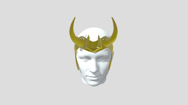 Loki's Helmet 3D Model