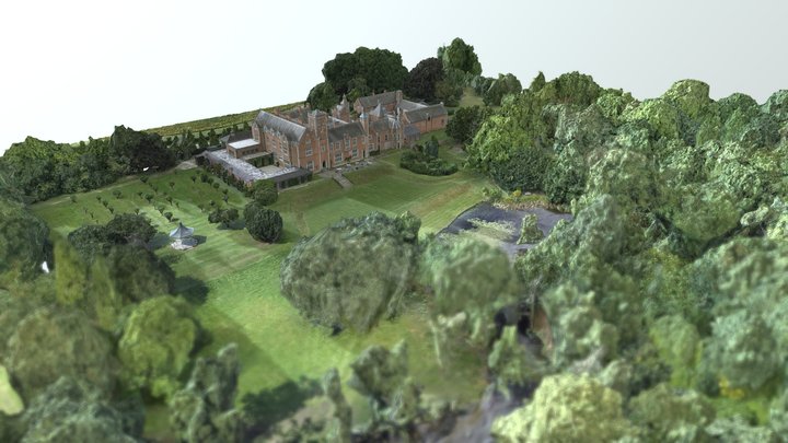 Thicket Priory 3D Model