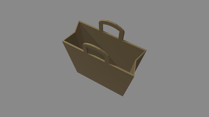Sketchbook 9 - [Brown Paper Bag] 3D Model