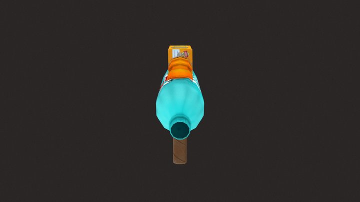 Cannon_ Bleach 3D Model