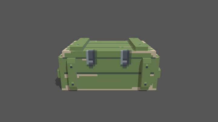 Pixel_Chest_02 3D Model
