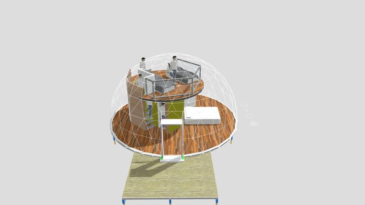 concept V10 Dome 3D Model