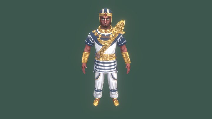 [Student Work] Egyptian Soldier 3D Model
