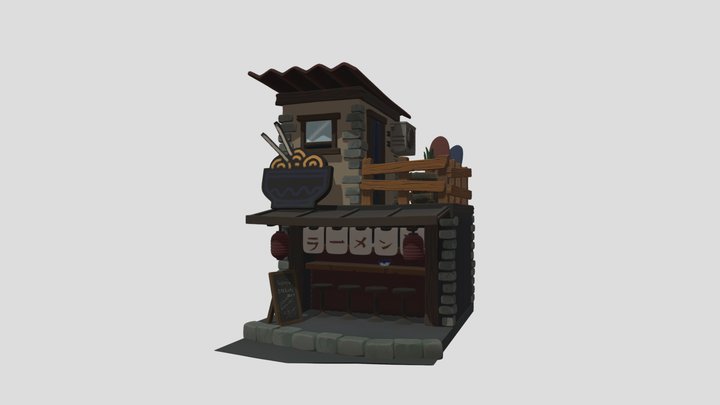 DAE Sculpting Storefront 3D Model