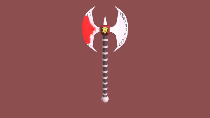 Battle Axe 3D Model