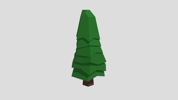 Low Poly Tree 3D Model