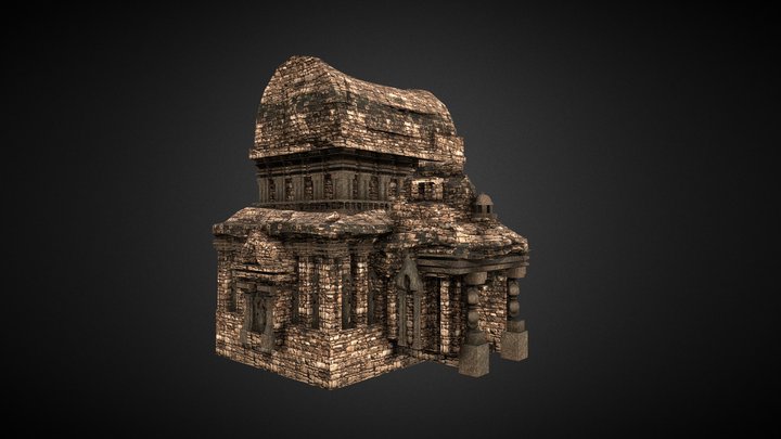 Lumbung Temple 3D Model