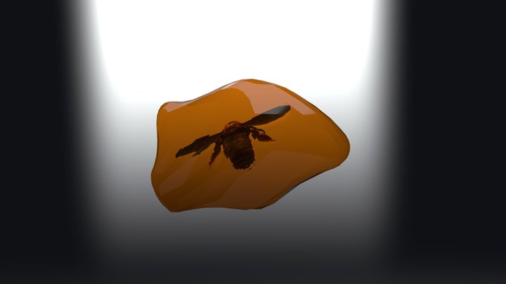 bee in resin – Gratis 3D-model STL