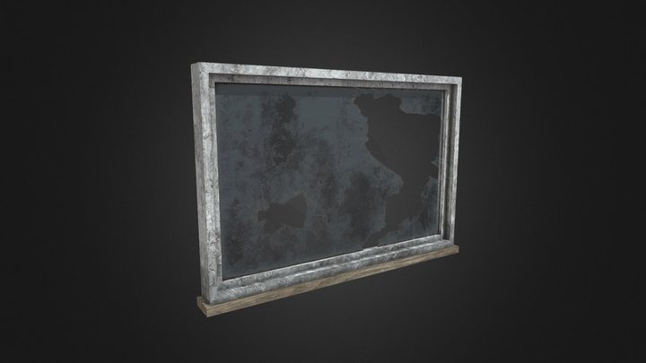 Broken Window 07 3D Model