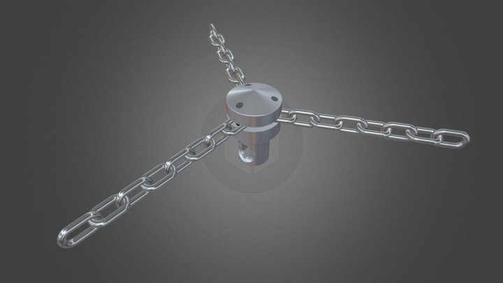 Chain Straight Head PRO 3D Model