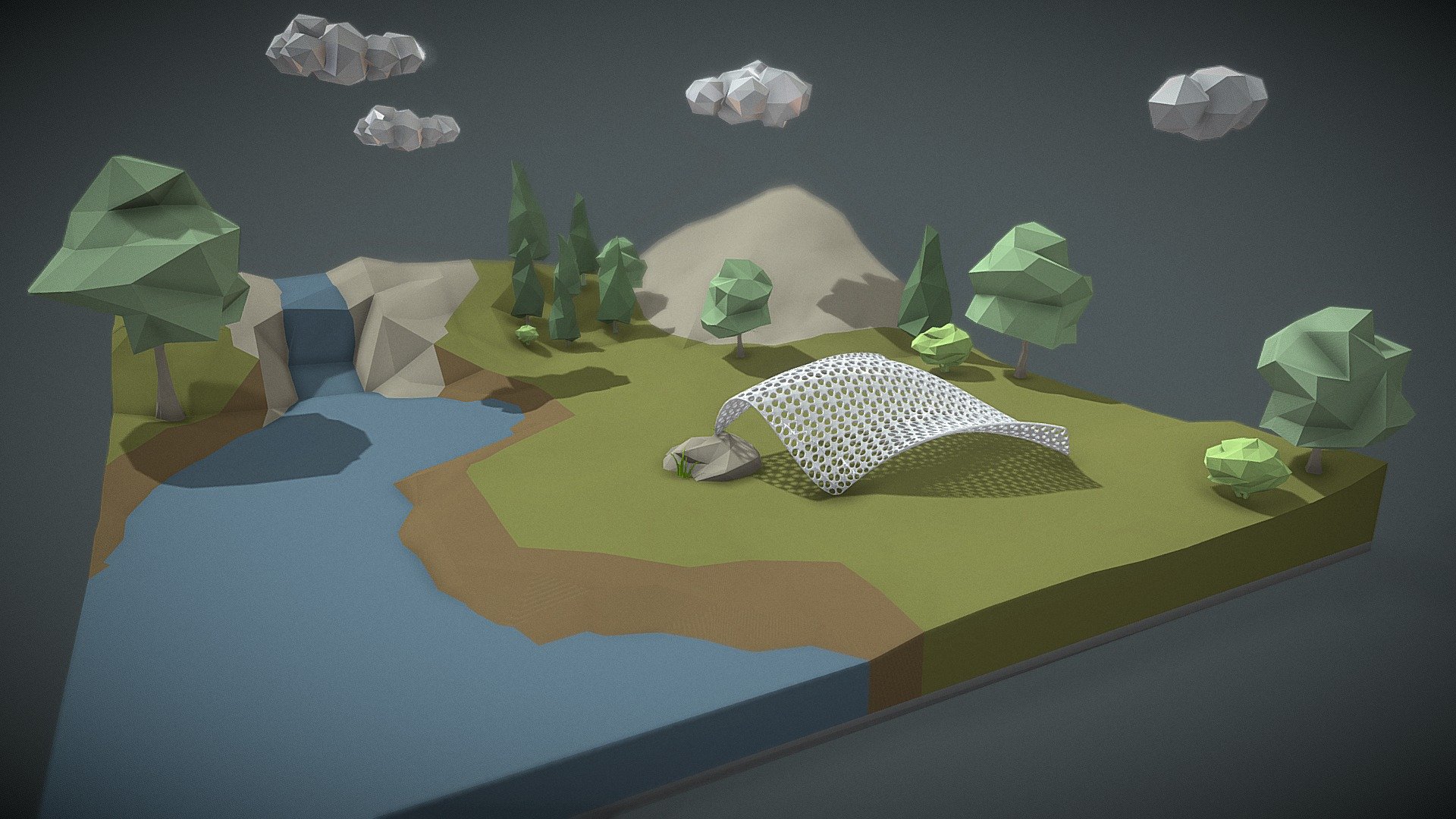 Навес в парке - 3D model by Kyrylo Ilnitskyi (@sambrari95) [9acce2d ...