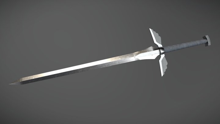 Heart Keuz Sword 3D Model