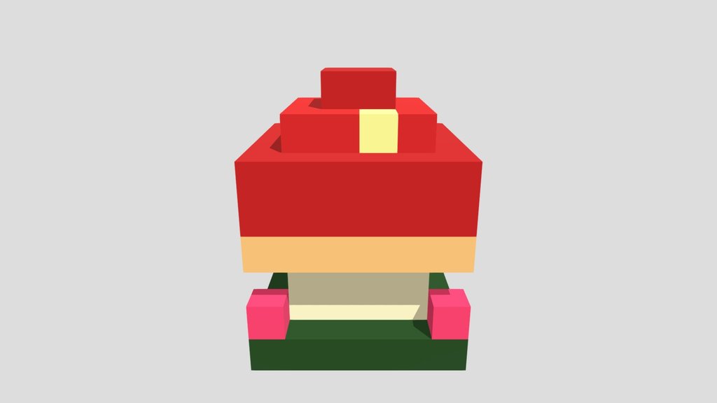 Fairy Mushroom - Voxel 32x32 (Animated)