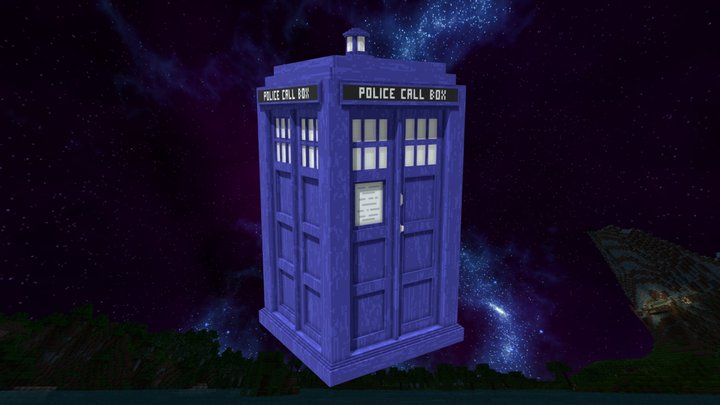 Minecraft Tardis Build Schematic – Modello 3D gratuito STL