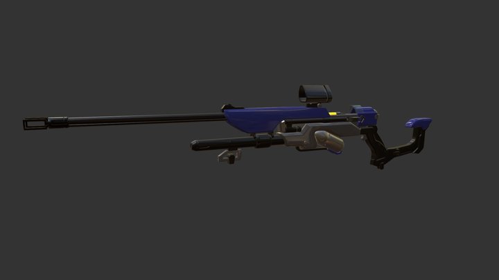 Ana´s Sniper from Overwatch 3D Model