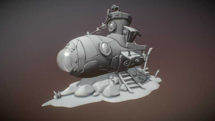 Submarine 3D Model