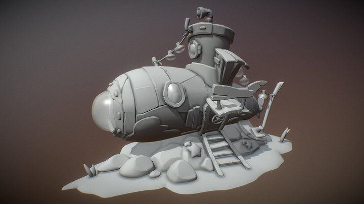Submarine 3D Model