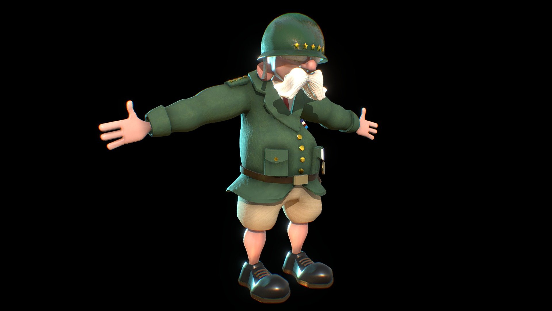 The General - Rig Ready - 3D model by Ryley Burnett (@ryleyburnett ...