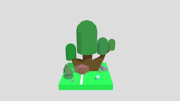 BMO cenario avançado 3D Model