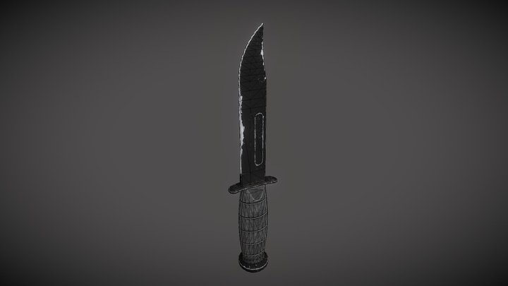 KABAR Knife 3D Model