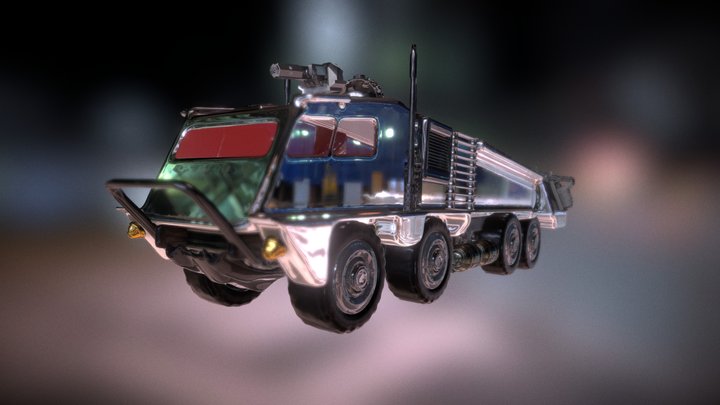 The Ugly War Truck 3D Model