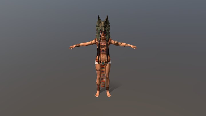 Female- God Of Death 3D Model