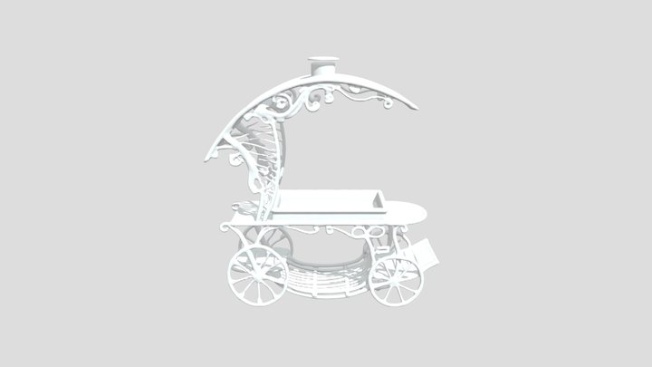 Мангал "Карета БМ" по т.84957644402 3D Model