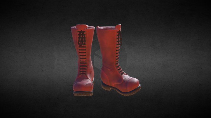 .: RatzCatz :. Laced Boots #15 3D Model