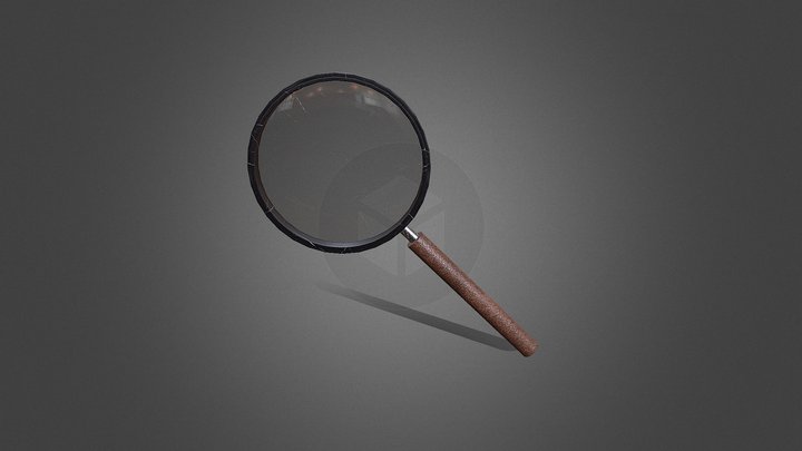 MagnifyingGlass_Mesh 3D Model