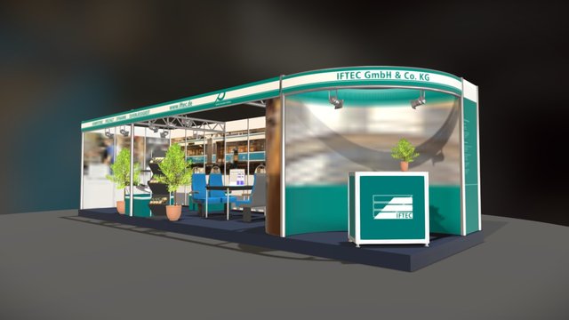 IFTEC Messestand 2016 3D Model