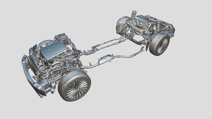 Fuelcell Car 3D Model
