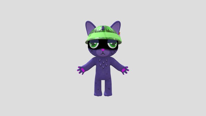 Standard Soldier Kitty 3D Model