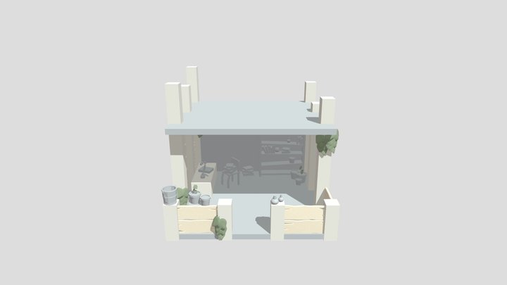 Diorama Draft 1 3D Model