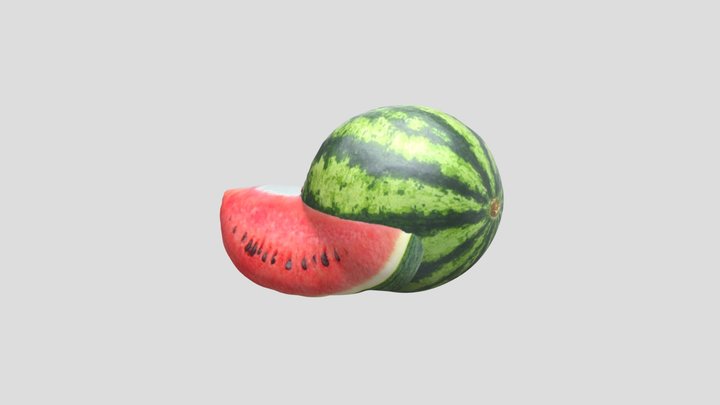 Semangka Melonn 1 3D Model