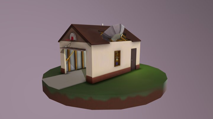 Ricks Garage Diorama 3D Model