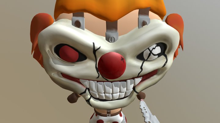 OBJ file Sweet Tooth fan art Twisted Metal 🦷・Design to download