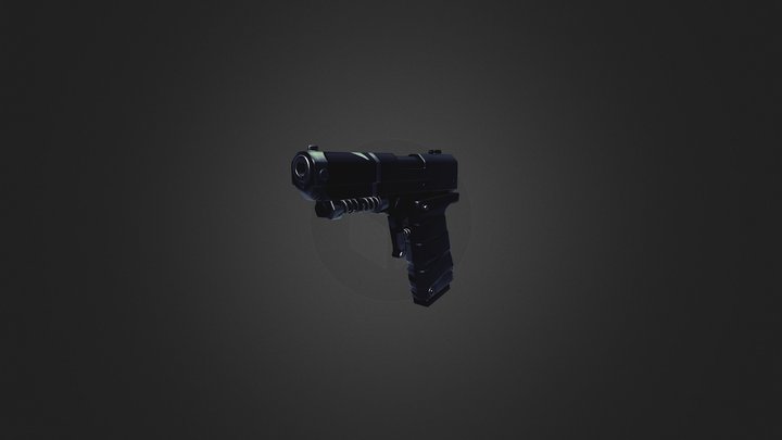 Semi (RealTomatic) Pistol - Rust 3D Model