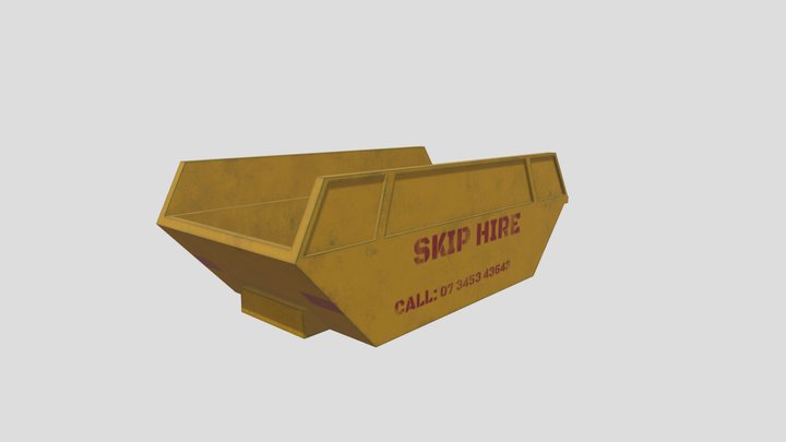 SkipBin Exp 3D Model