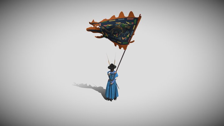 수문장_기수 3D Model