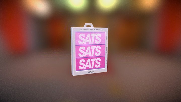 Mini Band Product Box 3D Model