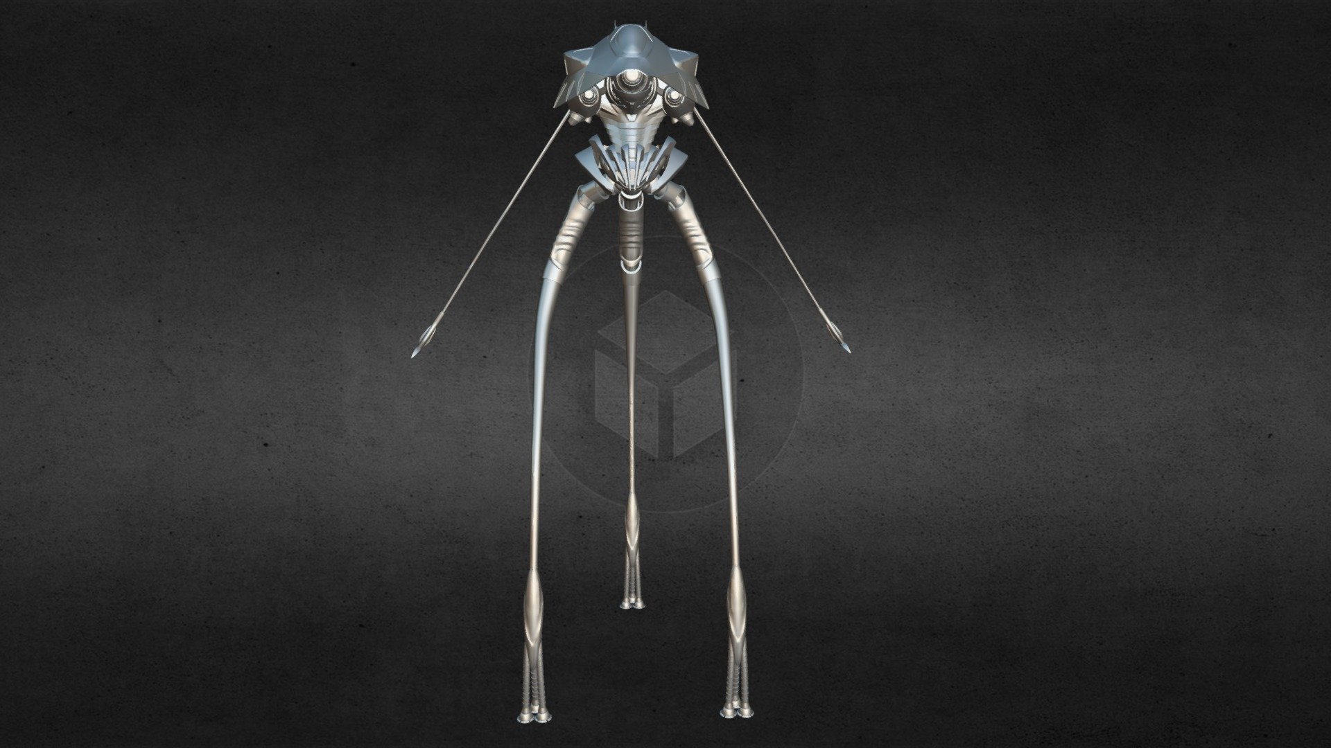 ILM accurate War of the Worlds Alien Tripod. - 3D model by Sage ...