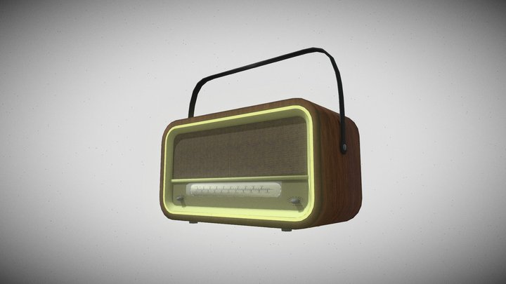 Radio 3D Model