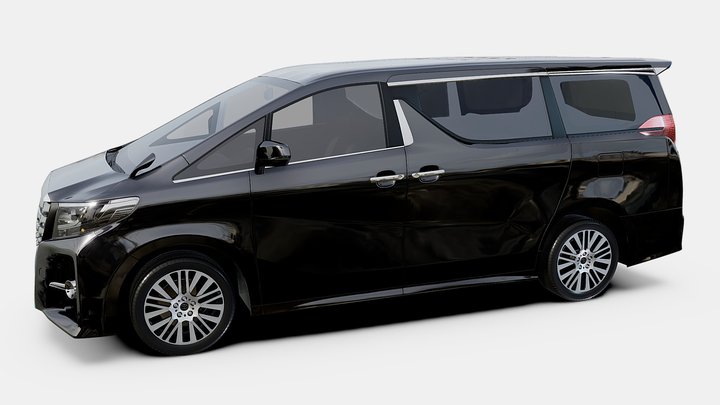 Toyota_ Alphard_2015_3D_ Model 3D Model